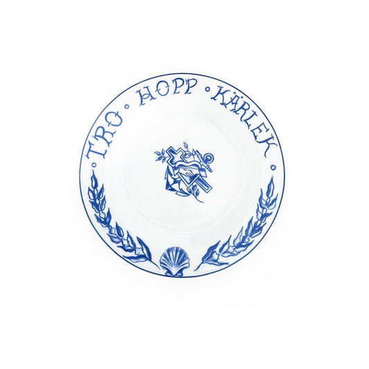 Tro, Hopp & Kärlek, Plate, 22cm